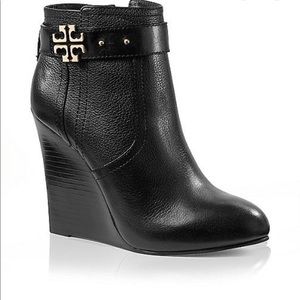 Tory Burch Elina 110mm Wedge Bootie